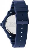 Tommy Hilfiger Jeans Analogue Quartz Watch for Men with Blue Silicone Bracelet - 1792000