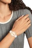 Tommy Hilfiger Analogue Quartz Watch for Women with White Leather Strap - 1782543