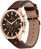 Tommy Hilfiger Analogue Multifunction Quartz Watch for Men with Dark Brown Leather Strap - 1710497