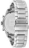 Tommy Hilfiger Analogue Multifunction Quartz Watch for Men with Silver Stainless Steel Bracelet - 1791950