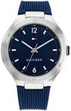 Tommy Hilfiger Analogue Quartz Watch for Women with Blue Silicone Bracelet - 178...