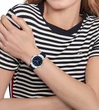 Tommy Hilfiger Analogue Quartz Watch for Women with Blue Silicone Bracelet - 1782472