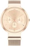 Tommy Hilfiger Analogue Multifunction Quartz Watch for Women with Carnation Gold...