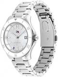 Tommy Hilfiger Analogue Quartz Watch for Women with Silver Stainless Steel Bracelet - 1782512