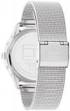 Tommy Hilfiger Analogue Quartz Watch for Women with Silver Stainless Steel Mesh Bracelet - 1782530