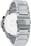 Tommy Hilfiger Analogue Multifunction Quartz Watch for Men with Silver Stainless Steel Bracelet - 1791932