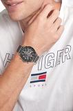 Tommy Hilfiger Analogue Multifunction Quartz Watch for Men with Gunmetal Stainless Steel Mesh Bracelet - 1792019