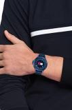 Tommy Hilfiger Jeans Analogue Quartz Watch for Men with Blue Silicone Bracelet - 1792034