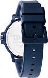 Tommy Hilfiger Jeans Analogue Quartz Watch for Men with Blue Silicone Bracelet - 1792034