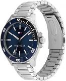 Tommy Hilfiger Analogue Quartz Watch for Men with Silver Stainless Steel Bracelet - 1792012