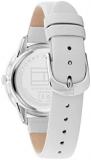 Tommy Hilfiger Analogue Quartz Watch for Women with Grey Leather Strap - 1782542