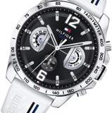 Tommy Hilfiger Unisex-Adult Multi dial Quartz Watch with Silicone Strap 1791475