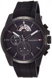 Tommy Hilfiger Analogue Multifunction Quartz Watch for Men with Black Silicone Bracelet - 1791352