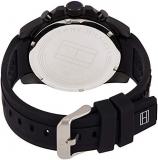 Tommy Hilfiger Analogue Multifunction Quartz Watch for Men with Black Silicone Bracelet - 1791352