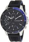 Tommy Hilfiger Analogue Multifunction Quartz Watch for Men with Black Silicone Bracelet - 1791724