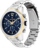 Tommy Hilfiger Analogue Multifunction Quartz Watch for Men with Stainless Steel or Leather Bracelets
