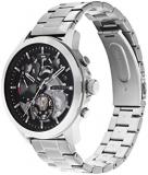 Tommy Hilfiger Analogue Multifunction Quartz Watch for Men with Silver Stainless Steel Bracelet - 1710477