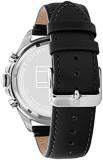 Tommy Hilfiger Analogue Multifunction Quartz Watch for Men with Black Leather Strap - 1791964