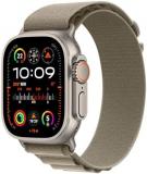 Apple Watch Ultra 2 [GPS + Cellular 49mm] Smartwatch with Rugged Titanium Case & Olive Alpine Loop Small. Fitness Tracker, Precision GPS, Action Button, Extra-Long Battery Life