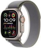Apple Watch Ultra 2 [GPS + Cellular 49mm] Smartwatch with Rugged Titanium Case & Green/Grey Trail Loop M/L. Fitness Tracker, Precision GPS, Action Button, Extra-Long Battery Life