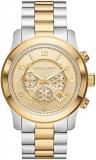Michael Kors Watch for Men Runway, Chronograph Movement, 45 mm Multi Stainless S...