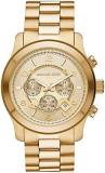 Michael Kors Watch for Men Runway, Chronograph Movement, Stainless Steel Watch w...