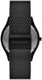 Michael Kors Men's Watch Runway, Three Hand Movement, Stainless Steel with a 44mm Case Size and Steel Strap