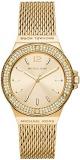 Michael Kors Watch for Women Lennox, Three Hand Movement, 37 mm Gold Stainless S...