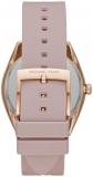 Michael Kors Women's Janelle Three-Hand Rose Gold-Tone Stainless Steel Watch MK7139