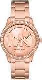 Michael Kors Women's Tibby Three-Hand Rose Gold-Tone Stainless Steel Watch MK688...