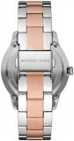 Michael Kors Women's Watch RUNWAY, 40 mm case size, Three Hand movement, Stainless Steel strap