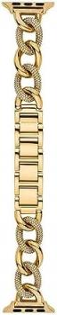 Michael Kors Women's Band for Apple Watch®. 38/40/41 and 42/44/45/49 Stainless Steel Strap