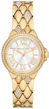 Michael Kors Women's Watch Camille Three-Hand, Gold-Tone Stainless Steel, MK4801