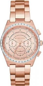 MICHAEL KORS Vail Rose Gold Dial Ladies Chronograph Watch