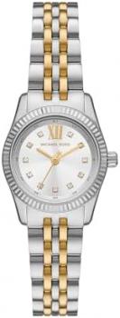Michael Kors Women's Watch Lexington, Three Hand Movement, Stainless Steel with a 26mm Case Size and Steel Strap