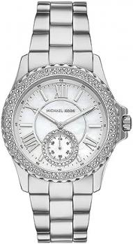 Michael Kors Watch for Women, Everest Three Hand Movement, Stainless Steel Watch with a 40mm Case Size