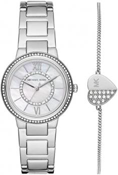 Michael Kors Watch for Women Gabi, Three-Hand, Stainless Steel Watch with a 33 mm case Size
