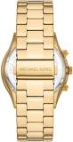 Michael Kors Watch for Men Runway Quartz/Chrono movement 44mm case size with a Stainless Steel strap MK1076SET