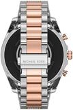 Michael Kors Women's GEN 6 Bradshaw Smart Watch with Stainless Steel Strap, Two-Tone, 22 (Model: MKT5137V)
