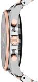 Michael Kors Women's GEN 6 Bradshaw Smart Watch with Stainless Steel Strap, Two-Tone, 22 (Model: MKT5137V)