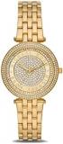 Michael Kors - Darci Collection, Gold Color Stainless Steel Strap, Watch for Wom...