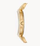 Michael Kors - Darci Collection, Gold Color Stainless Steel Strap, Watch for Women's MK4673