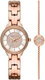 Michael Kors Watch for Women Allie, Three Hand Movement, 28 mm Rose Gold Stainle...