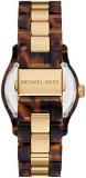 Michael Kors Watch for Women, Runway Three Hand Movement, Mixed Watch with A 38 mm Case Size