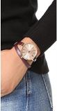 Michael Kors Women's Analog Japanese-Quartz Watch with Leather Calfskin Strap MK2576