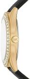 Michael Kors Watch for Women, Harlowe Three Hand Movement, Lizard Watch with A 38 mm Case Size