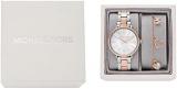 Michael Kors MK1066SET Ladies Pyper Watch and Bracelet Gift Set