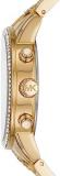 Michael Kors Women's Watch RITZ, 41 mm case size, Chronograph movement, Stainless Steel strap