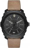 Diesel Mens Analogue Quartz Watch with Leather Strap 4053858753600