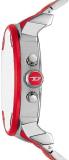 Diesel Men's Watch Mr Daddy 2.0 and Chain Bracelet - Two-Hand Movement, Red Enamel Stainless Steel